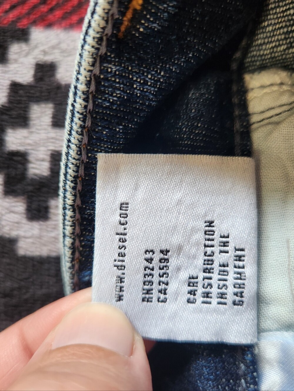 Diesel D-Joy 009VY High Rise Slim Tapered Denim Jeans Blue Wash W26 Like New Y2K - Picture 6 of 15
